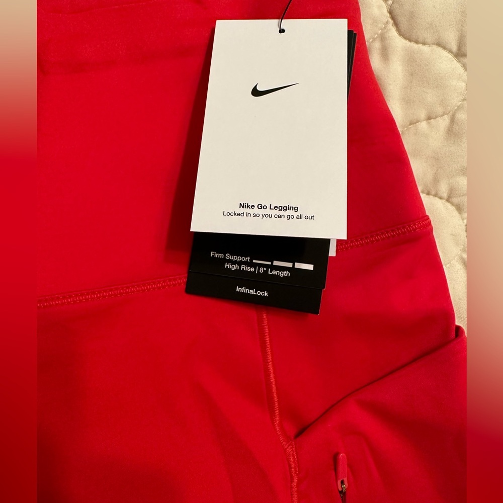 Brand New Red Nike Leggings Shorts